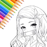 Anime Coloring: Color Time Pop For PC Windows