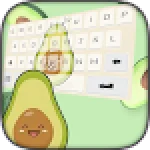 Avocado Cute Keyboard Theme For PC Windows