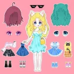 BiBi Girl: Doll Dress Up Game For PC Windows