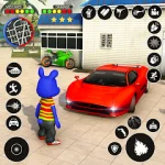 Blue Monster Crime Fighter For PC Windows