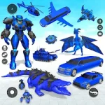 Crocodile Animal Robot Games For PC Windows
