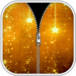 Gold Zipper Screen Lock For PC Windows