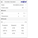 Humidity Calculator (Unreleased) For PC Windows