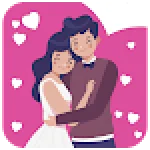 Love Couple Sticker For WhatsA For PC Windows