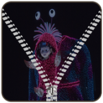 Monster zipper LockScreen For PC Windows