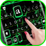 Neon Green Marble Keyboard Bac For PC Windows