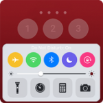 Phone 7 Red OS 11 LockScreen For PC Windows