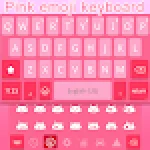 Pink Emoji Keyboard Emoticons For PC Windows