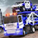 Police Car Transport Car Games For PC Windows