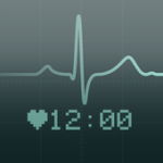 PsPsClock "ECG" - Music Alarm Clock & Calendar For PC