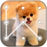 Puppy Dog Pattern Lock Screen For PC Windows
