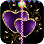Purple Heart Lock Screen For PC Windows