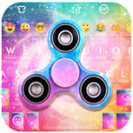 Rainbow Spinner Emoji Keyboard Theme For PC Windows