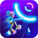 Rainbow Surfer: Duet Color For PC Windows