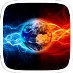 Red Blue Galaxy For PC Windows