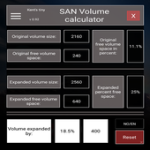 SAN Volume Calculator For PC Windows