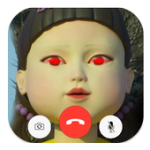 Scary Doll Squid Game Fake Chat And Video Call For
