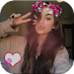 Selfie Filter Camera Heart Crown For PC Windows