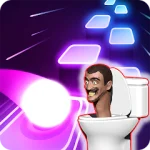 Skibidi Toilet Tiles 3D For PC Windows