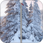 Snow Zipper Screen Lock For PC Windows