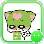 Stickey Beautiful Cat For PC Windows