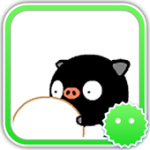 Stickey Black Pig Baby For PC Windows