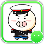 Stickey Cartoon Pig Smile Face For PC Windows