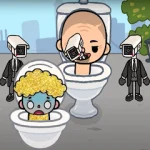 Tocaboca Skibidi Toilet Images For PC Windows