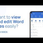 Word Office - Docx, XLS, PDF For PC Windows